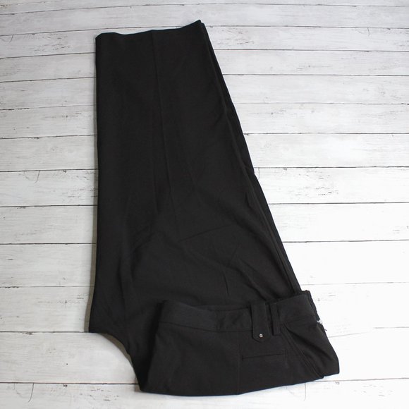 Larry Levine Women's Trouser Suit Dress Pants Plus Size 24W Black - Picture 1 of 6